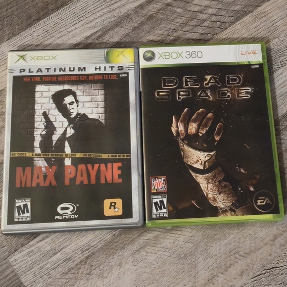 Ea Games Other - Max Payne Platinum Hits & Dead Space Xbox 360 Game Bundle CIB Tested Manuals